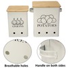 Xbopetda Potato Onion Storage Bin, Kitchen Storage Canister Set of