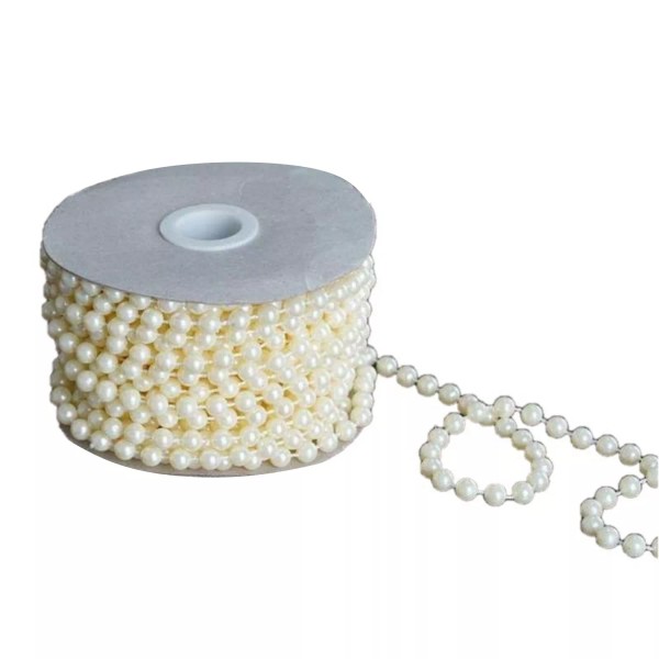 Party Favors Plus Pearls on a string 10 yards ivory
