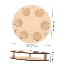 SUPVOX 1Set Wooden Golf Ball Display Case Decorative Holder for Stylish Golf Accessories Durable Golf Ball Rack Easy Installation and User Friendly Design