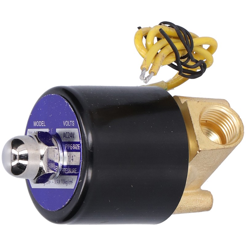 Electric Solenoid Valve Small Normally Closed for Water Air Diesel