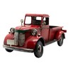 VILLAGE GIFT IMPORTERS Rustic Farmhouse-Style Decorative Red Pickup Truck |