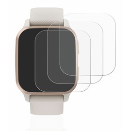 Savvies 6 Pack Screen Protector compatible with Garmin Venu Sq 2 Music Protection Film Clear