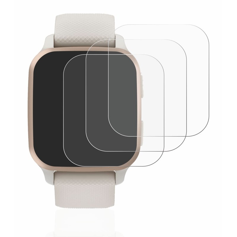 Savvies 6 Pack Screen Protector compatible with Garmin Venu Sq