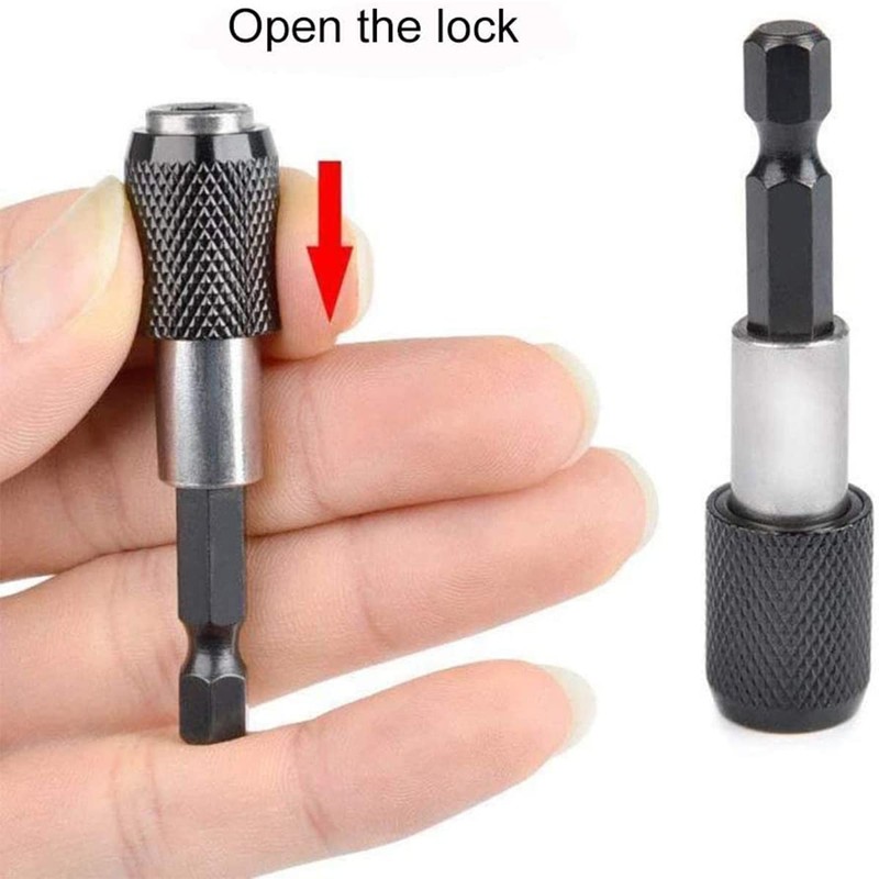 Pack of 3 Hex Shank Post Set 1/4" Hex Shank