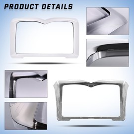 Front Chrome Grill Trim Grille Surround Compatible with Mack Granite Semi Trucks
