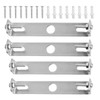 Anseom 4 Pcs Lighting Fixture Ceiling Plate Bracket, 105mm/110mm Light