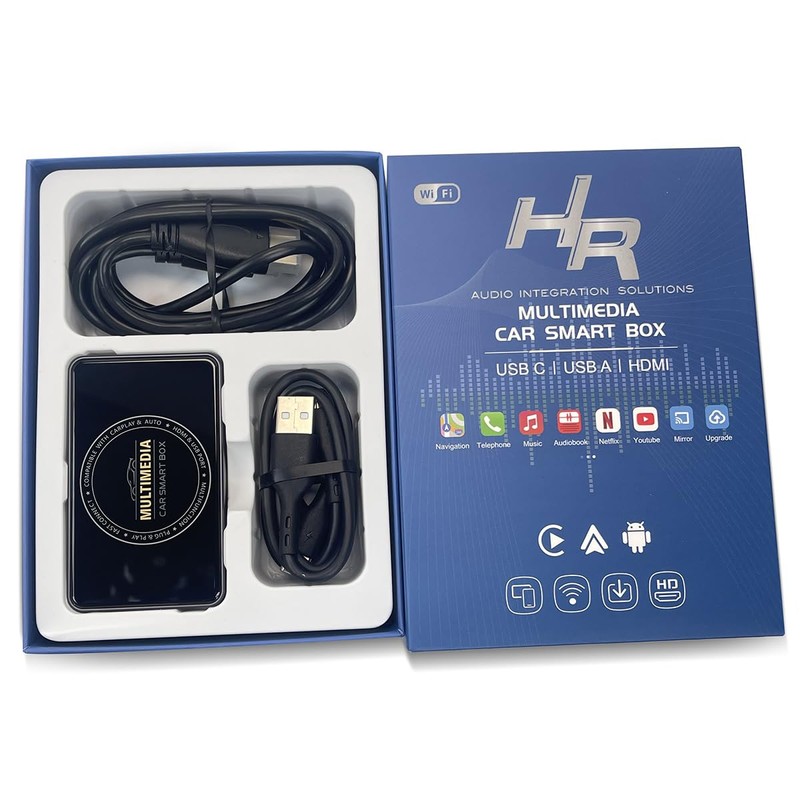 Wireless CarPlay Android AUTO Multimedia Video Box 5G Cellular,4GB+32GB, 4