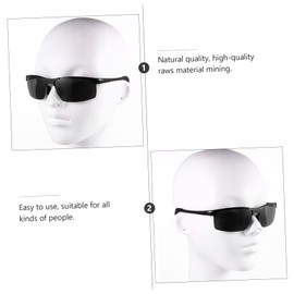 Kisangel Motocross Sunglasses for Men Uv Cycling Eyewear Outdoor Sports Goggles for Riding Driving Hiking and Fishing Frame Grey Lenses