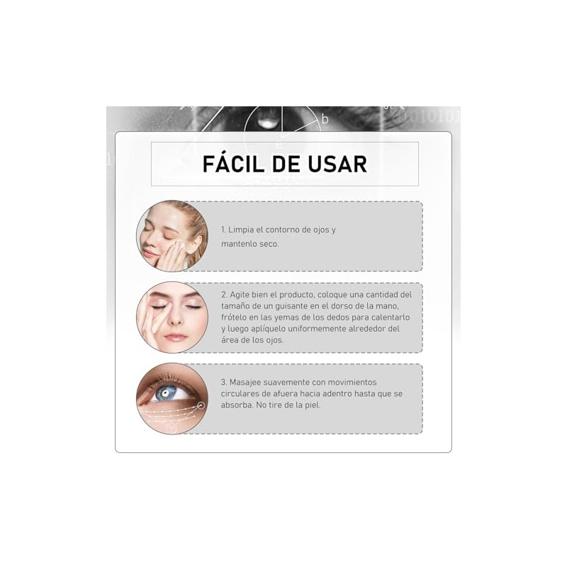 Crema para Ojos Antiarrugas - Efecto Tensor Temporal Inmediato -
