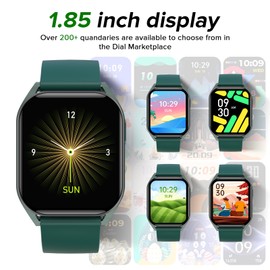 Bebinca Smartwatch Women Men 1.83 Inch Fitness Tracker with Pedometer, SpO2, Heart Rate, IP68 Waterproof Sports Watch for Android iOS (Green)