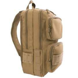 Rothco Tactical Traveler Sling Bag EDC CCW Over Shoulder Adventure Pack 10L - Coyote Brown