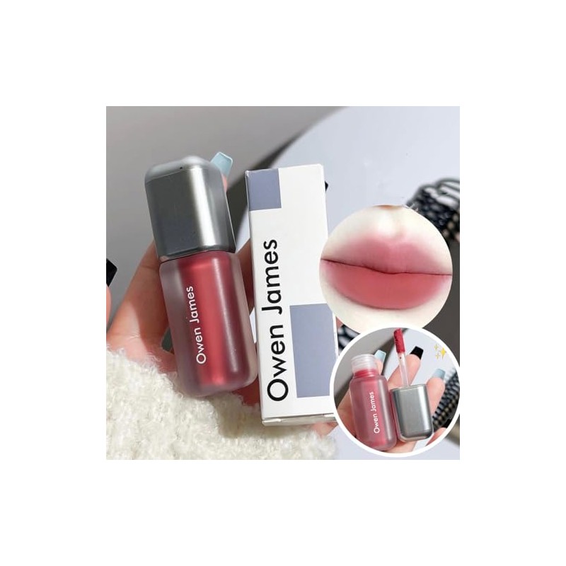 Baorder Set De 4 Labiales Líquidos Mate, Brillo Labial Coreano