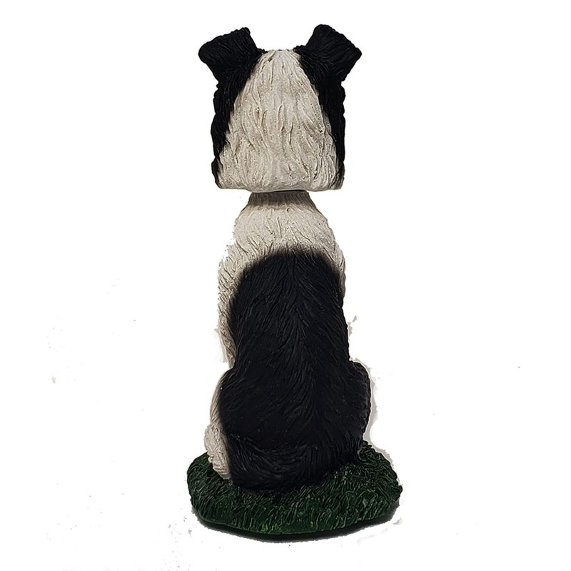 Animal Den Border Collie Dog Bobblehead Figure Statue Gift for