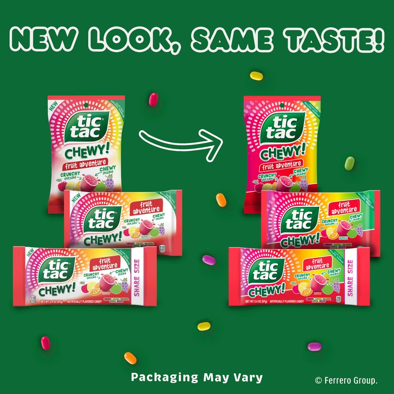 TIC TAC CHEWY! Fruit Adventure Candy, Bulk 12 Pack, Fruit