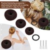 GOLRISEN Pack of 35 Bun Makers, Donut Hair Bun Maker