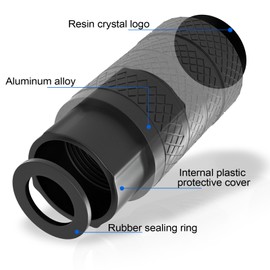 WOSITE 4Pcs/Box Tire Valve Stem Caps with O Rubber Ring & Plastic Liner, Corrosion Corrosion Resistant Leak-Proof, Universal Metal Valve Stem Covers for Dodge Ram Series Accessories