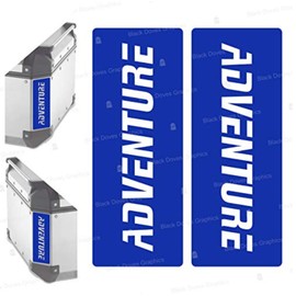 Reflective Stickers Compatible with Givi Monokey Trekker Outback Top Case Aluminium Top Case 37 42 48 L (Blue)