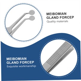 VICASKY Round Head Tweezer for Meibomian Gland Eyelid Massage Forcep Sturdy Construction and Non-slip Grip