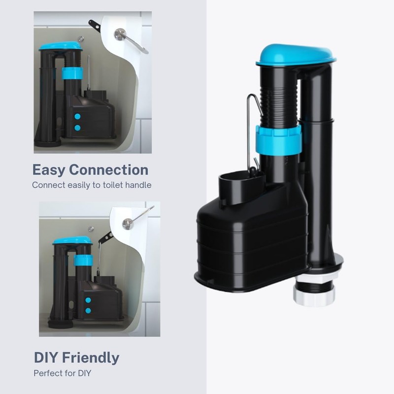 Hulthor Toilet Syphon Replacement Kit - Universal Dual Flush Syphon