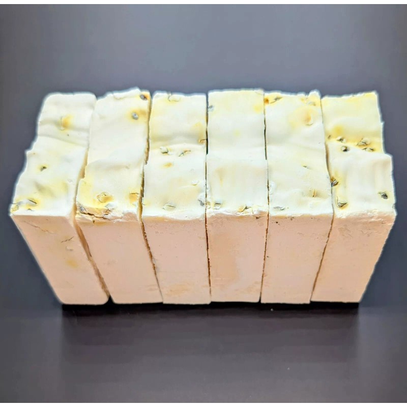 Homemade 5 Bar Assorted Natural Soap Bundle with Loofah -