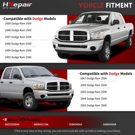 HRepair Transmission Oil Cooler fits for 2003-2009 Ram 2500 & Ram 3500 5.7L 5.9L 6.7L Transmission Torque Converter Oil Cooler丨24 Rows