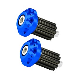 Handle Bar End Caps Handlebar Grip Caps Handlebar End Weights Set of 2 (Blue)