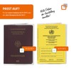 Vaccination Certificate Cover | Protective Cover for Vaccination Card (issued