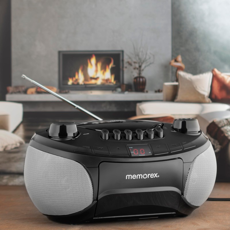 Memorex AM/FM Top Loading CD Player | Portable Stereo with