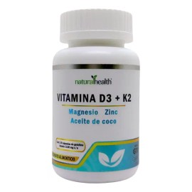 Vitamina Magnesio Zinc Cápsulas Natural Health