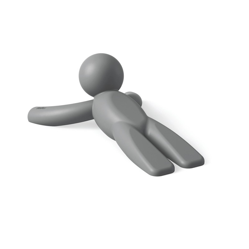 umbra Rubber Door Stopper Insert-Type Door Stopper Gray 2-pack BUDDY
