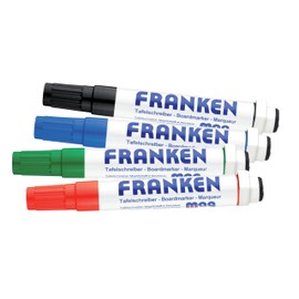 Franken Magnetic Combi Marker - Assorted Colours (Pack of 4)