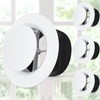 Baquler 4 Pcs 6 Inch Vent Covers, Soffit Vent ABS