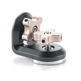 Tilta Right Angle Rosette Adapter to 1/4″-20 with Locating Pins | Compatible with Nucleus Nano II Control Handle & Lightweight Shoulder Rig | Aluminum Alloy and Stainless Steel | Black | TA-RRA-1420