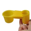 15 vasos automáticos para pájaros, botella de agua, alimentador de