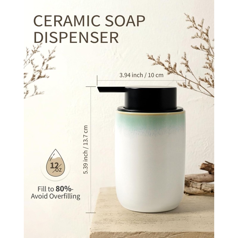 BosilunLife Foam Soap Dispenser, Hand Pump Dispenser for Kitchen Sink