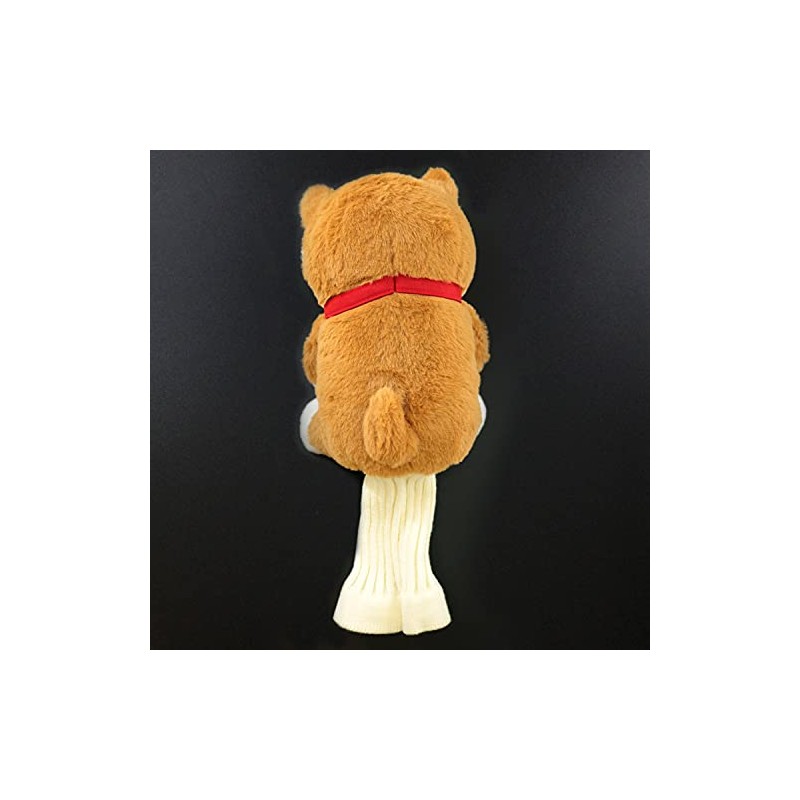Kyūto Hanbai Golf Club Head Cover Mamesiba (Brown) H0022