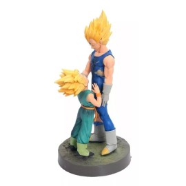 Jextech Figura De Colección Icónica Escena De Majin Vegeta Y Trunks