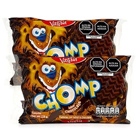 Victoria Galleta Chomp Sabor Chocolate | Chomp Peruvian Chocolate Cookie 2 Packs