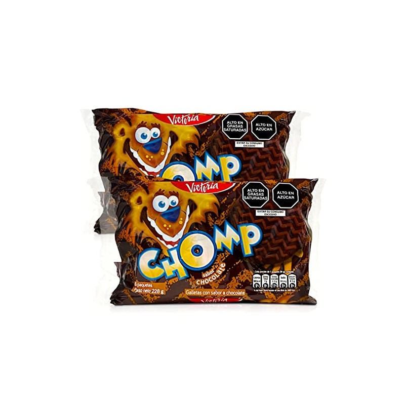 Victoria Galleta Chomp Sabor Chocolate | Chomp Peruvian Chocolate Cookie