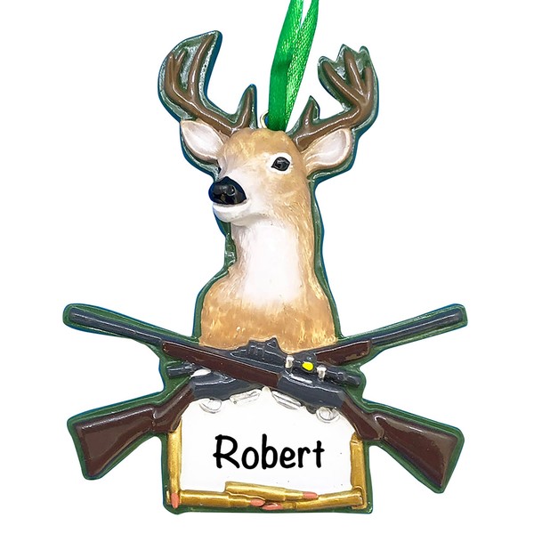 Personalized Hunting Christmas Ornaments 2024 - Fast & Free 24h