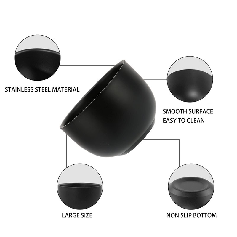 Stainless Steel Shaving Soap Cup, Non-Slip Shaving Bowl for Father's