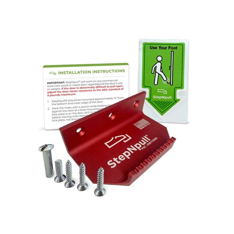 StepNpull Hands Free Door Opener - No Touch Door Foot