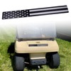 Golf Cart American Flag Plate, Fits Club Car DS and