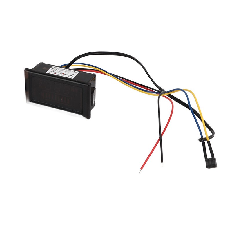 YB28VTM LED Digital Voltmeter Low Power Alarm Battery Indicator Thermometer