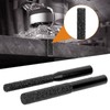 2Pcs Diamond Router Bits Black Brazed Straight Shank for Quartz