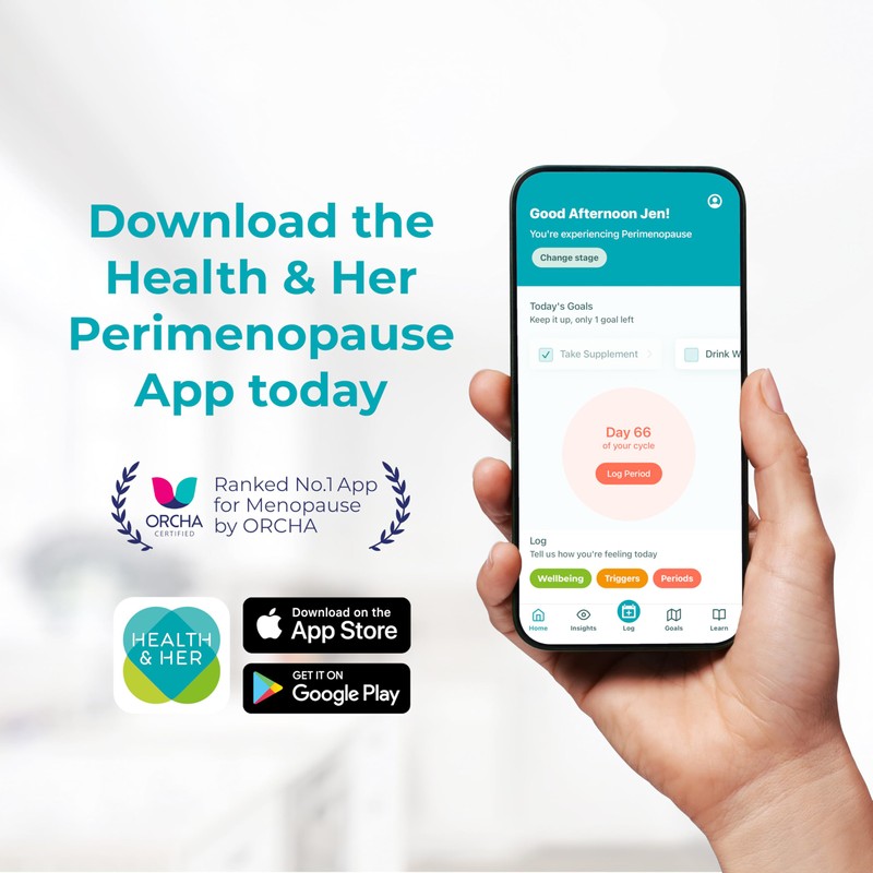 Health & Her Perimenopause Tablets for Women - Daily Support