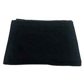 Kiran Fashion Solid Plain Jersey Scarf Wrap Hijab Stretchy Lycra Maxi (Black)