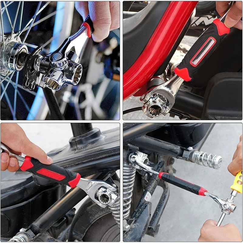 48 in 1 Socket Wrench, Stainless Steel Multi Function Tool