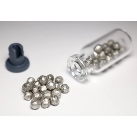 Magnesium Metal Beads/Shot 99.99% Pure Element 12 Mg Chemistry Sample, Very Light Metal ! - Science experiment - Chemistry kit - Periodic Table, Element Collection, Alkaline Earth Metal