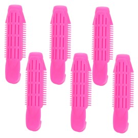 Mikinona 6pcs Hairdressing Curlers Hair Shaping Clips for Women Soft Wave Styling Rollers Non-Slip Grip for Creating Volume at Home